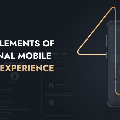 UX & UI Element in Mobile Apps