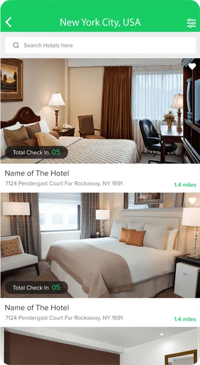 Peekhunt hotel listing